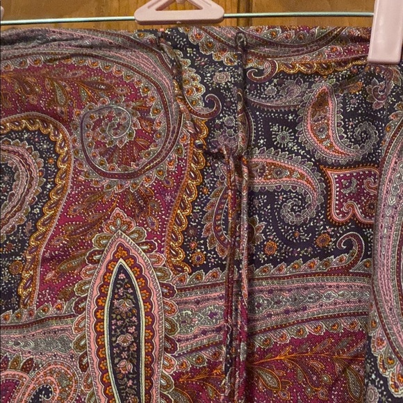 Jennifer George Sketchbook - Drawstring Maxi Skirt Pasley Pattern Size Large - Picture 4 of 8